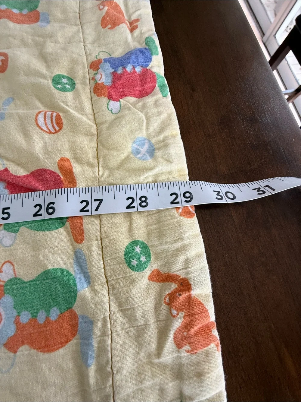 Vintage Clown Baby Quilt Nursery Crib Blanket Lap Quilt 29x39 Circus Theme